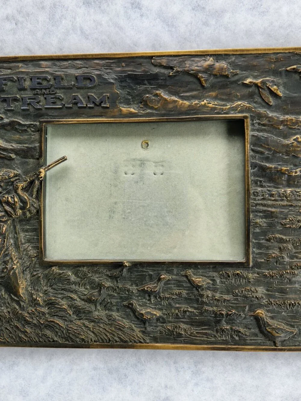 Duck Hunter 3D Photo Frame Field and Stream Collection Brass for 4x6 Photos